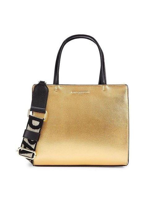 Karl lagerfeld best sale gold bag