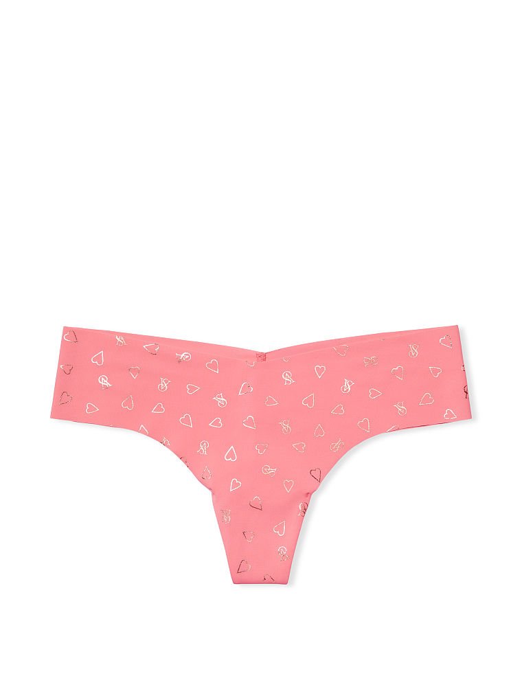 Victoria's Secret PINK No Show Thong, 5 Pack Panties for Women - Import It  All
