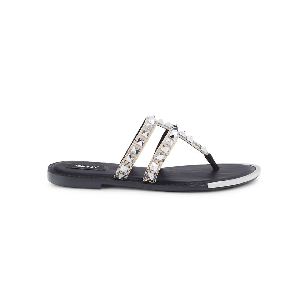 dkny silver sandals