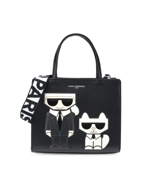 Karl Lagerfeld Paris Maybelle Appliqué Satchel