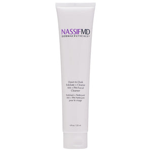 NassifMD | DAWN TO DUSK Exfoliate + Cleanse AM + PM Facial Cleanser