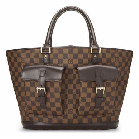 Louis Vuitton Damier Ebene Manosque GM Tote Bag (Pre-Loved)