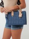 True Religion Quilted Denim Tote