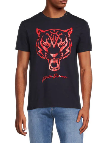 PHILIPP PLEIN "PLEIN SPORT"  LOGO GRAPHIC TEE